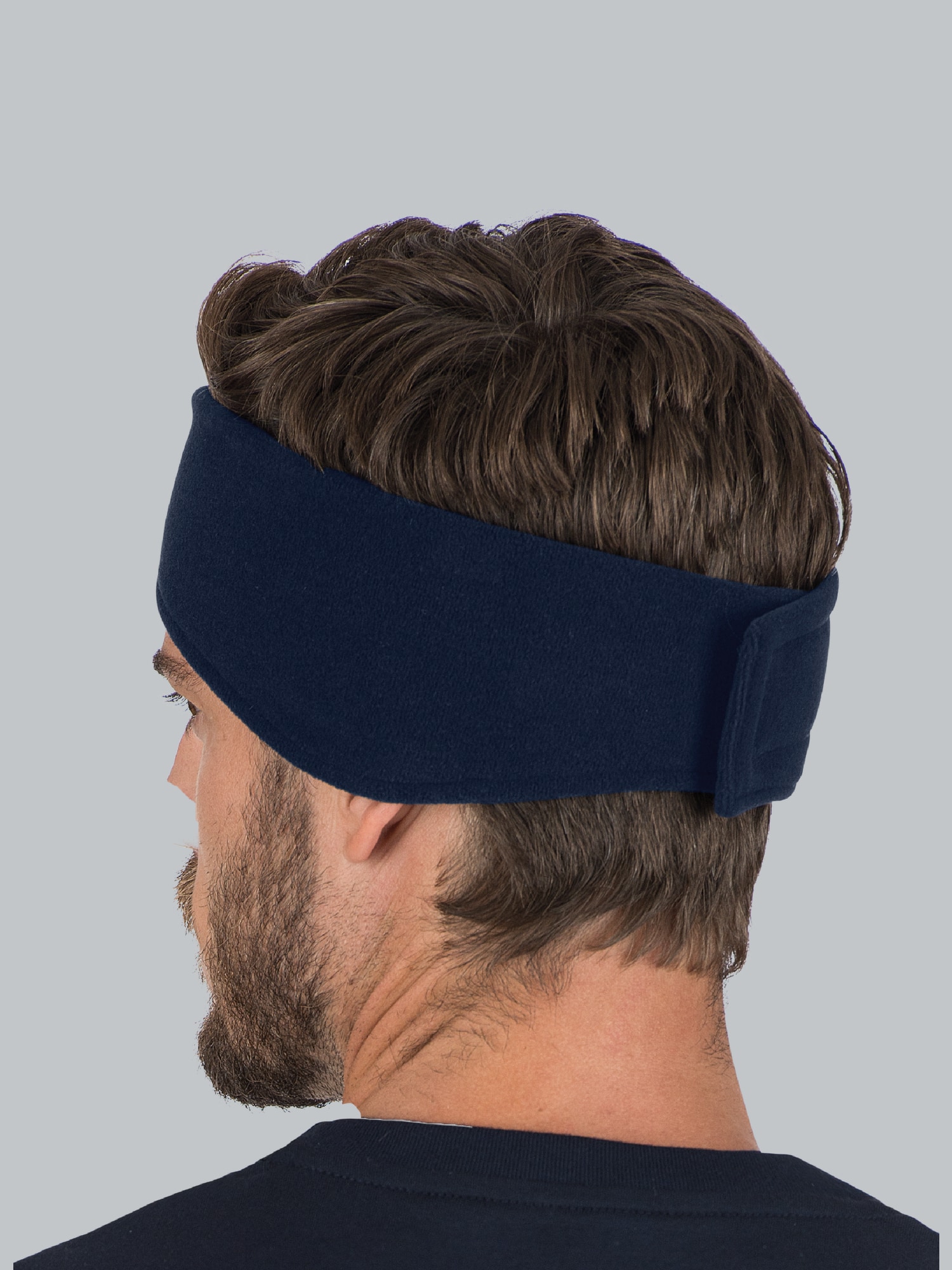 Fleecestirnband Navy