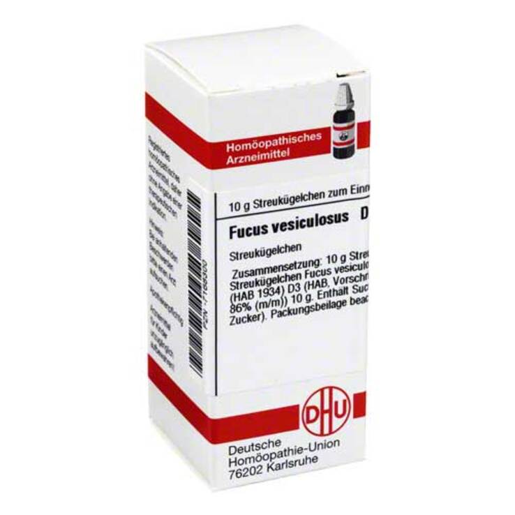 DHU Fucus vesiculosus D 3 Globuli, 10 g
