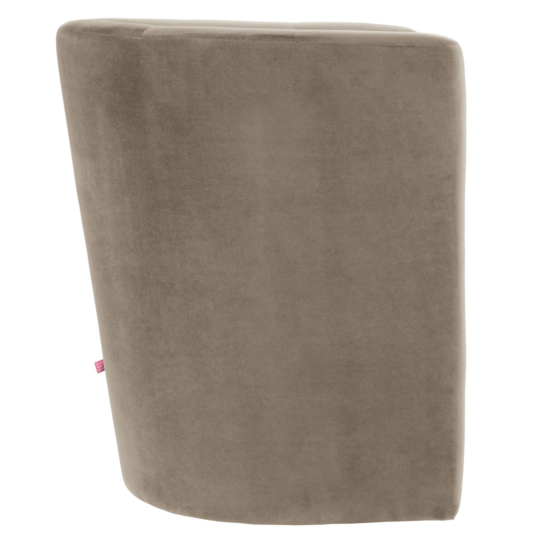 Cocktailsessel - taupe - Velours