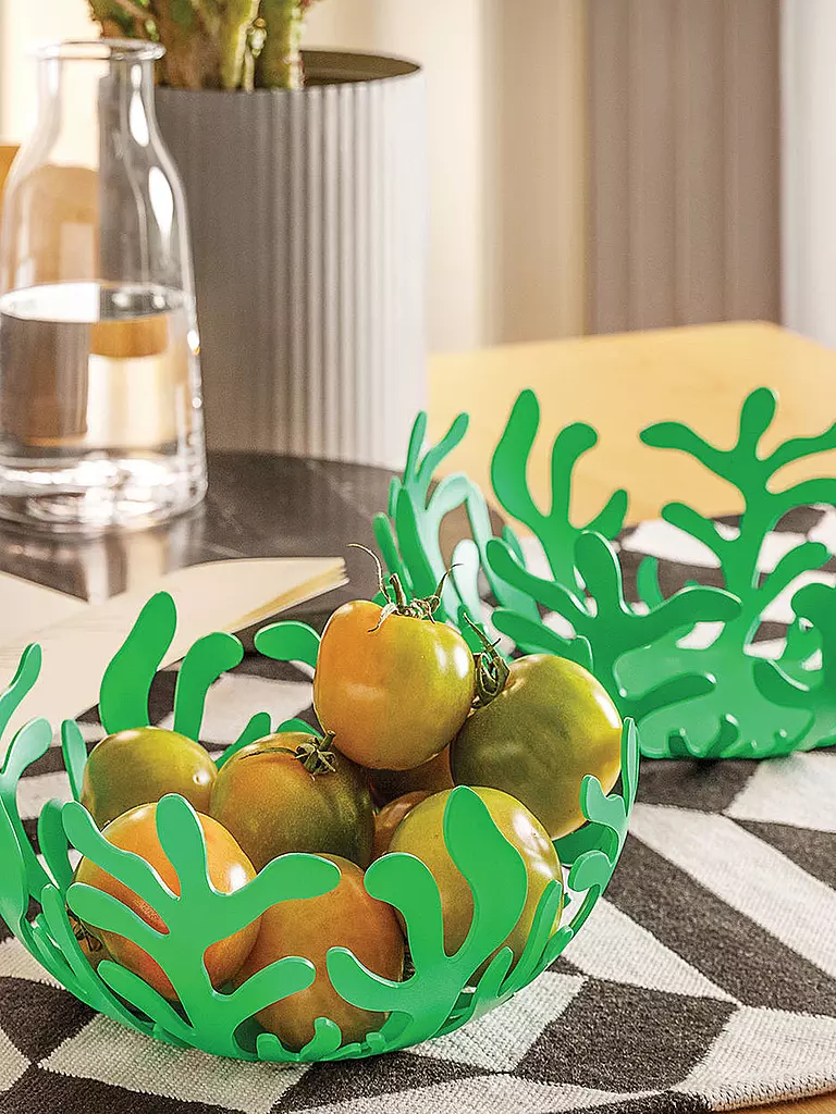 ALESSI Obstschale MEDITERRANEO 29cm Gruen grün