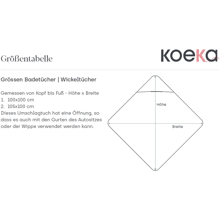 koeka Badecape Playa beige