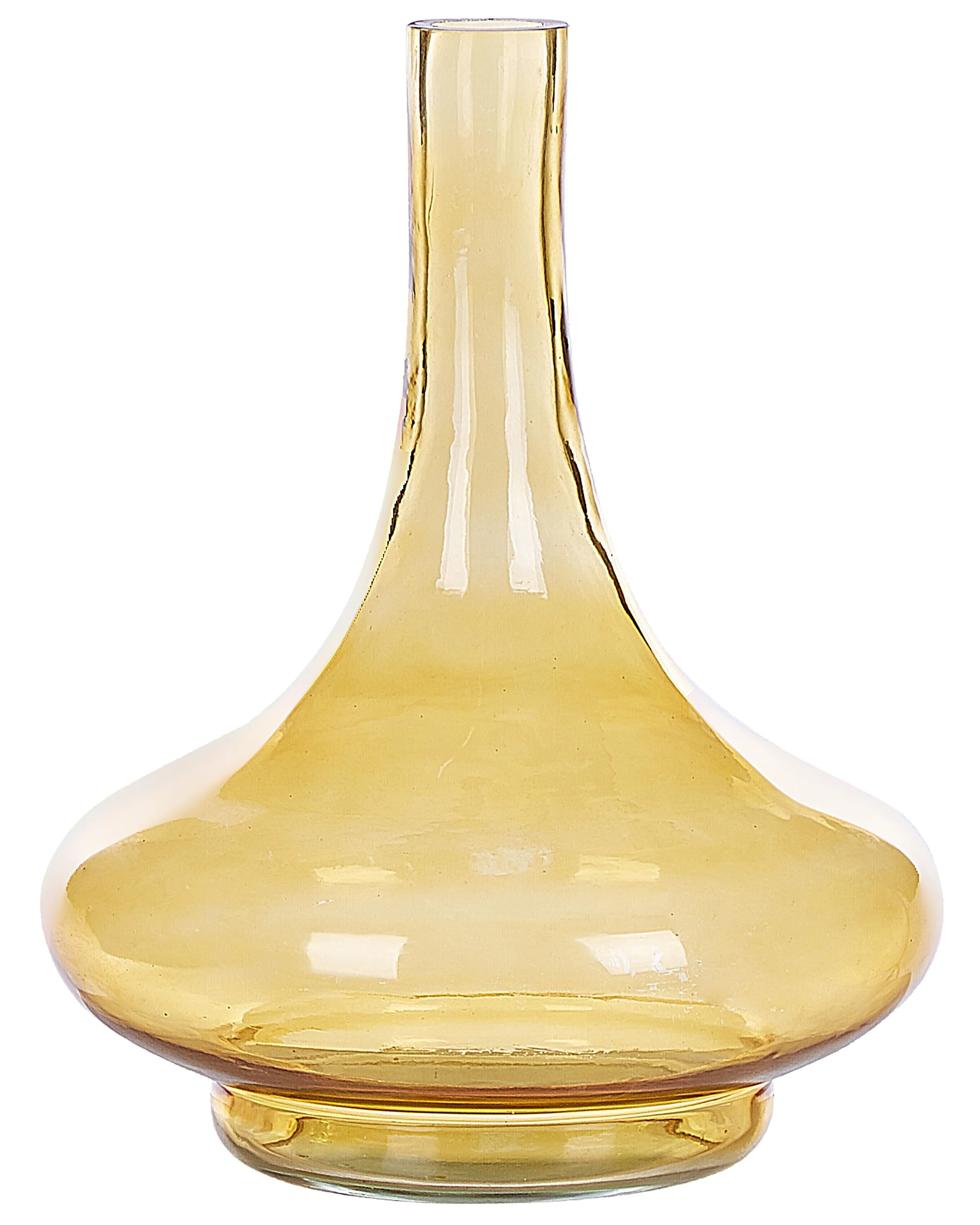 Decoratieve vaas PANEER Glas 30 cm Geel