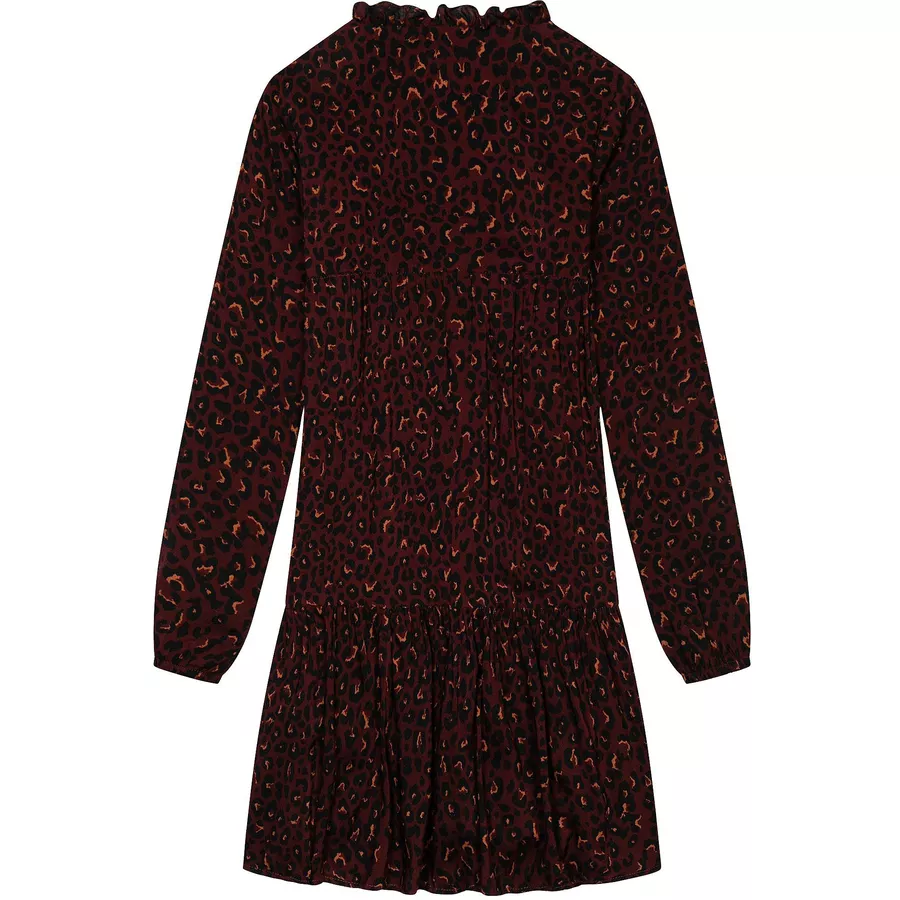 MINOTI Kleid mit Leopardenmuster Braun