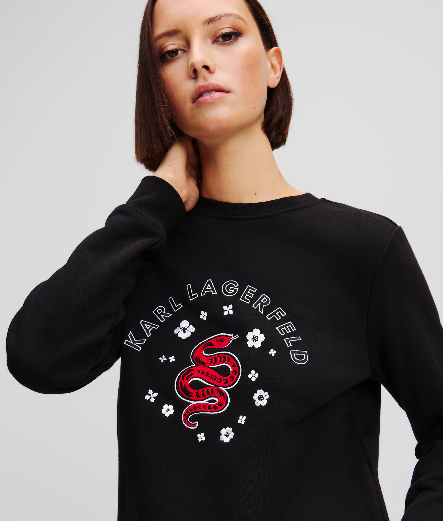 SWEAT-SHIRT NOUVEL AN LUNAIRE - Noir