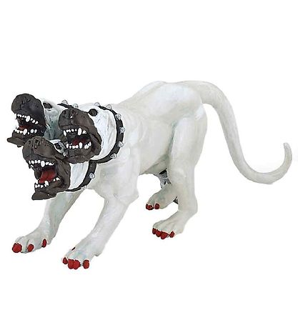 Papo Hvid Cerberus - L: 16 cm