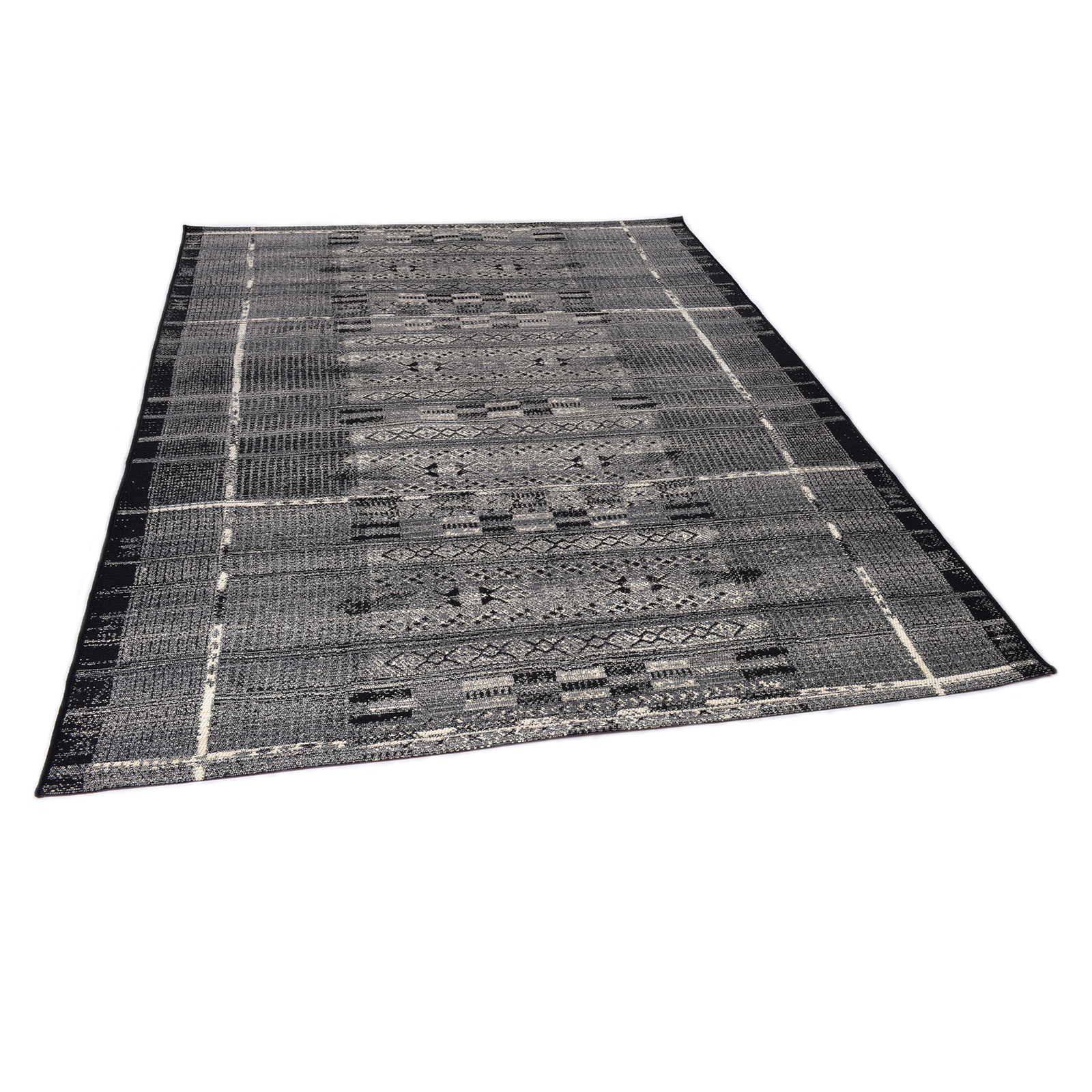 In-/Outdoorteppich - grau - 60x100 cm