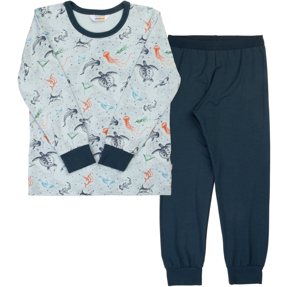 Køb Joha Blue Pyjamas