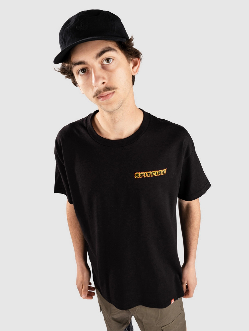 Spitfire OG Flame Classic T-Shirt black/red/yellow
