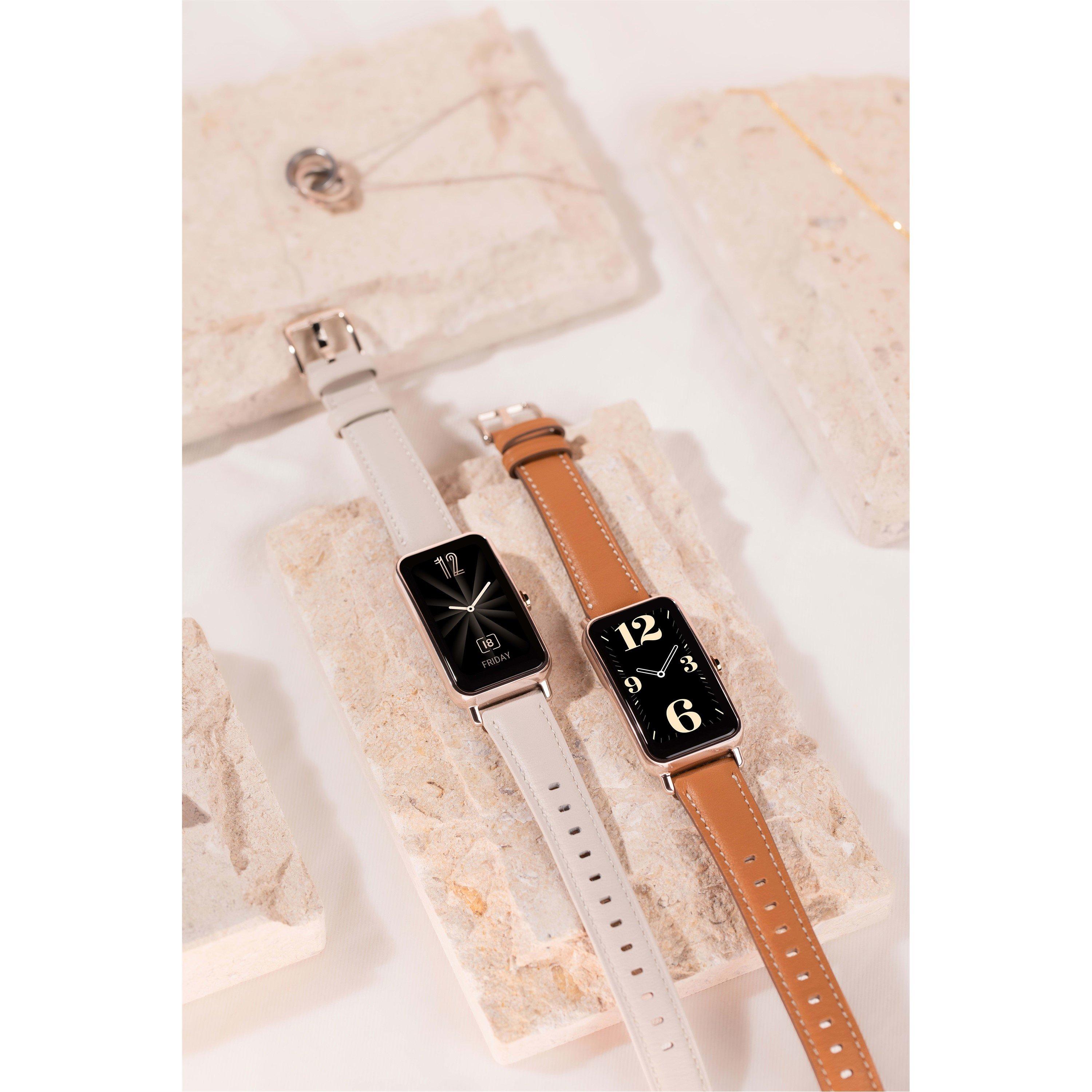 Huawei GAME HUAWEI WATCH FIT mini GoldFrosty White Strap