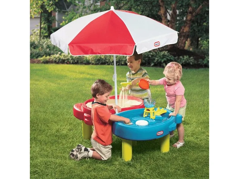 Little Tikes Sandbox vandbord med paraply 120x83 cm (401L)