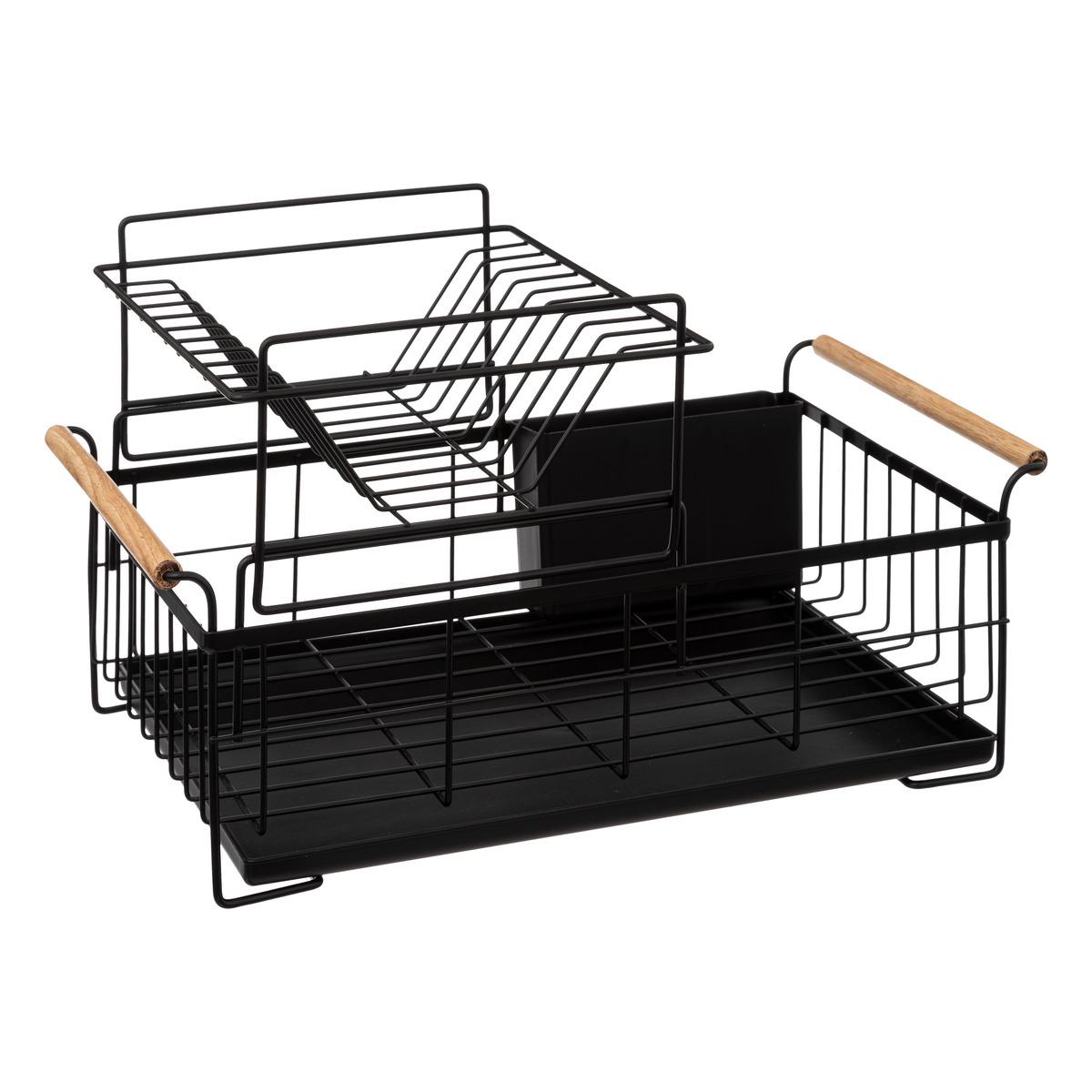 EGOUTTOIR 2 NIVEAUX METAL BLACKWOOD