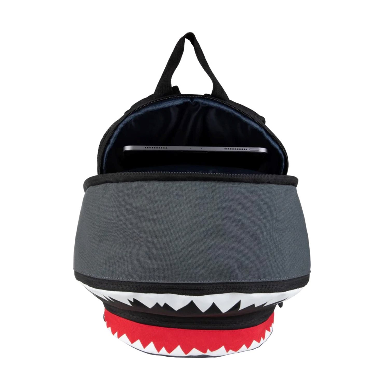 Pick & Pack Shark Shape Backpack L anthracite