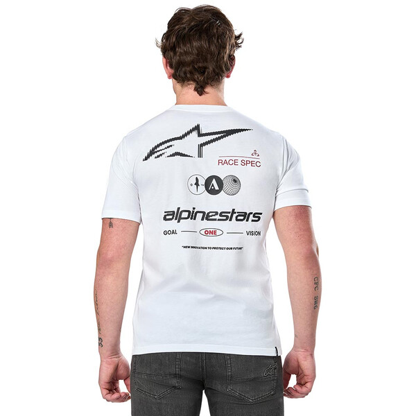 Alpinestars - T-shirt Asym SS CSF Blanc