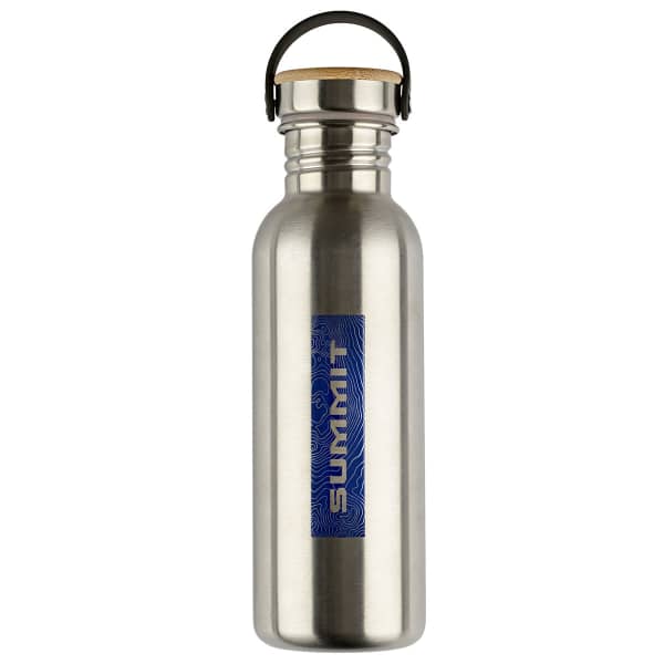 Gourde SUMMIT GOURDE ACIER BOUCHON BAMBOU 0,75L NATURELLE