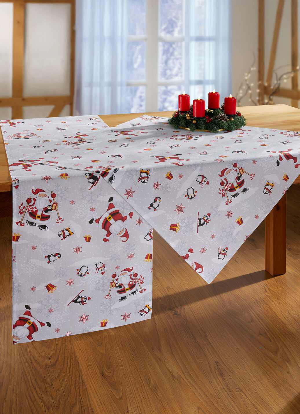 Tischdecke oder Kissenbezug aus 100% Baumwolle