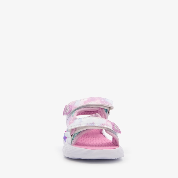 Blue Box meisjes sandalen met lichtjes regenboog
