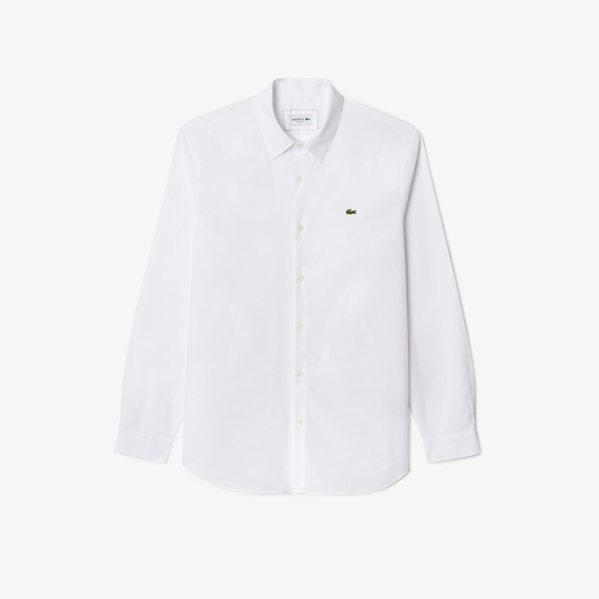 LACOSTE<br>Camisa de popeline de manga comprida