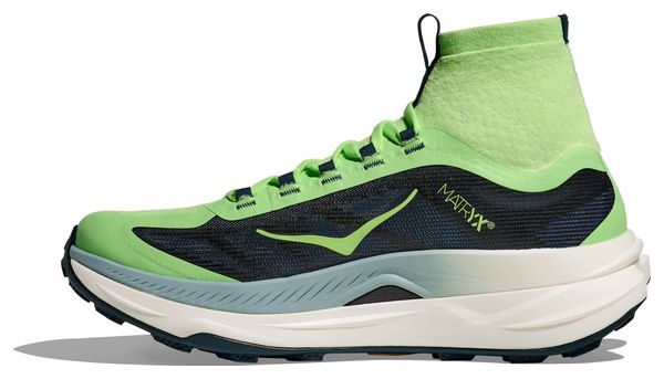 Chaussures Trail Hoka Tecton X 3 Vert/Bleu Homme