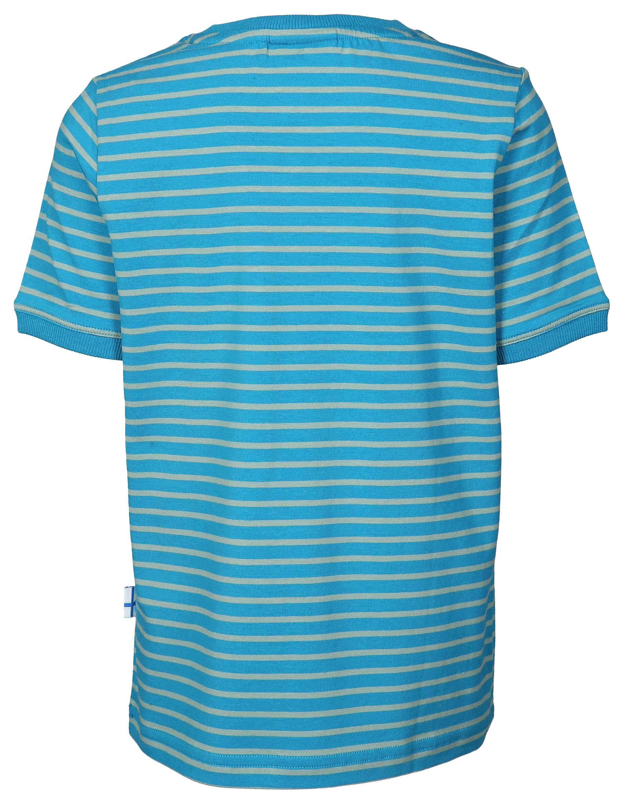 T-Shirt RENKAAT gestreift in mosaic/green bay