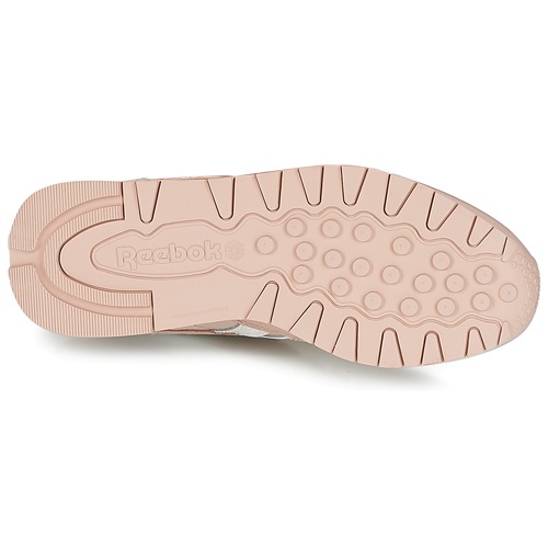 Reebok Classic - CLASSIC LEATHER - Rose / blanc