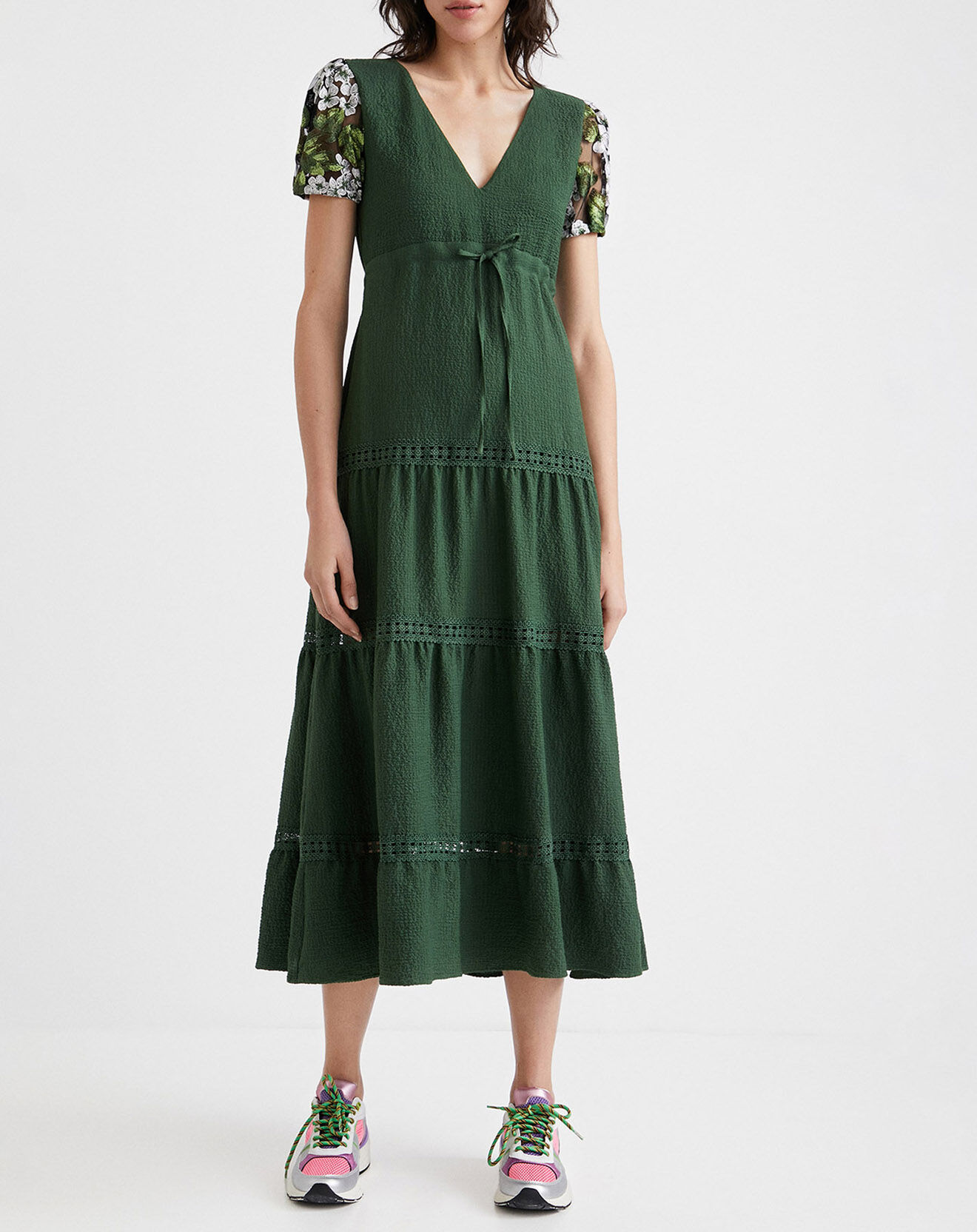 Desigual Robe Gaella verte