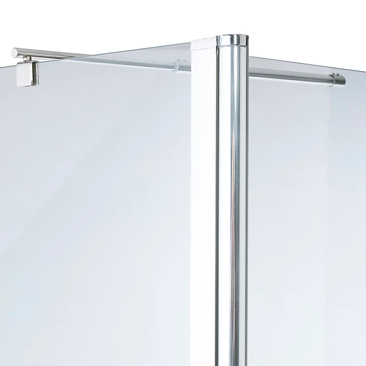 Paroi de douche à l'italienne et volet Cooke & Lewis Onega sérigraphié 80 + 45 cm