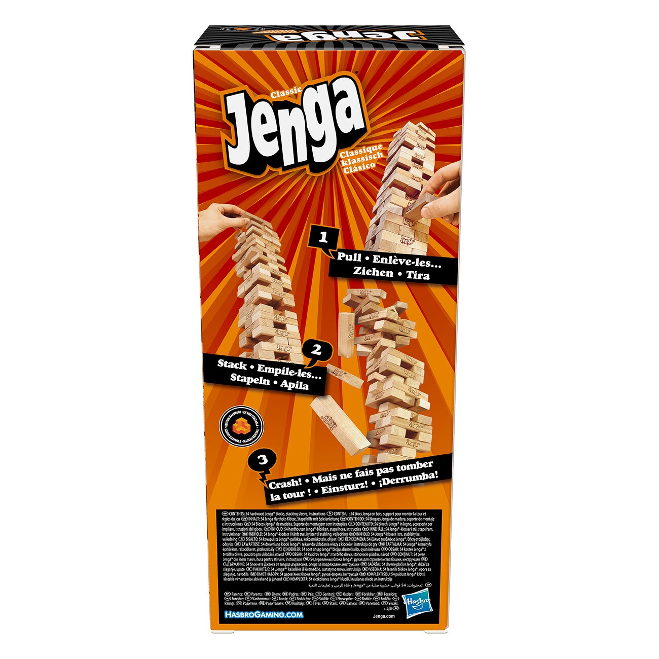 Hasbro Jenga Mehrfarbig Spiel