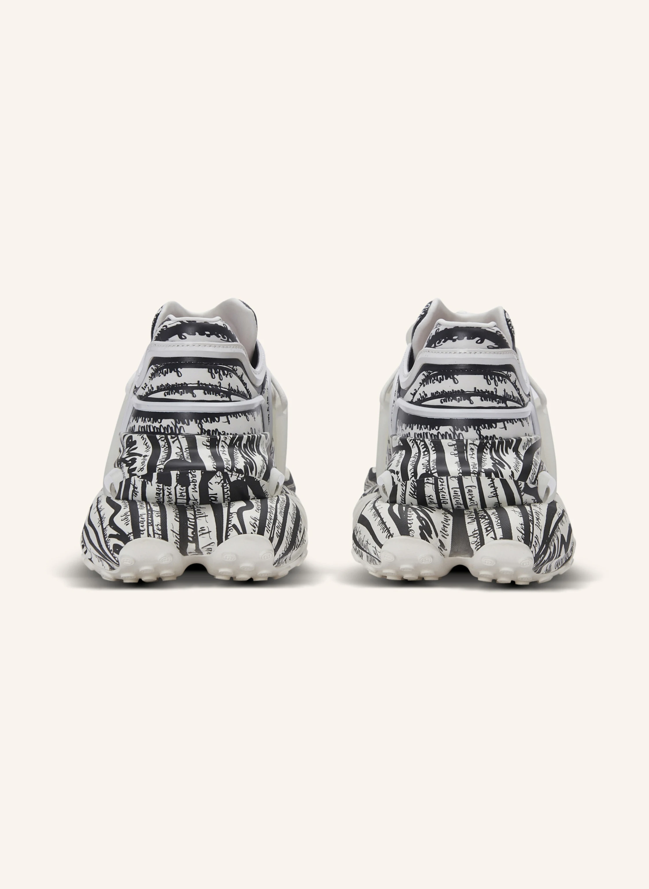 BALMAIN Sneakers Unicorn Wave mit „Lettre d'amour“-Print
