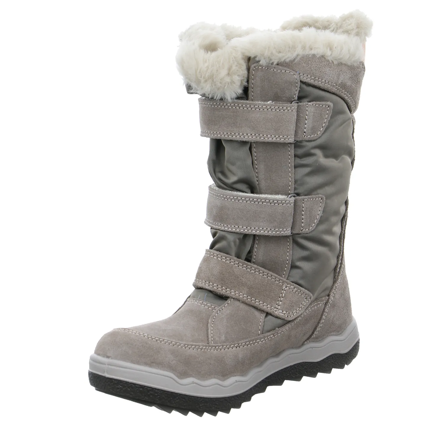 PRIMIGI Mädchen-Snowboot Membrane Taupe Textil  Winterstiefel