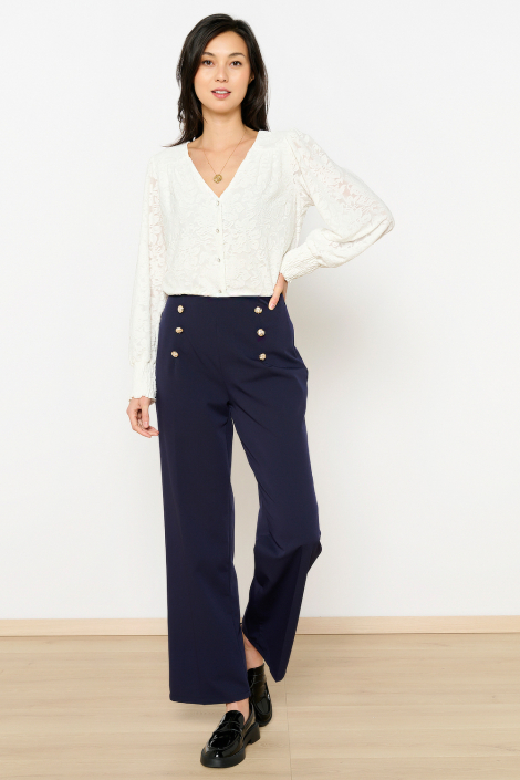 LolaLiza blauwe dames broek