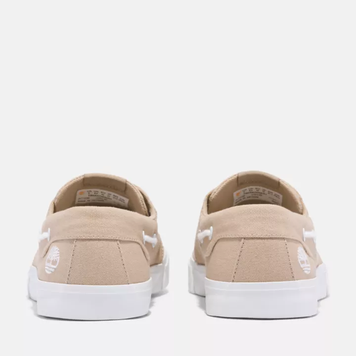 Basket basse à lacets pour homme en beige