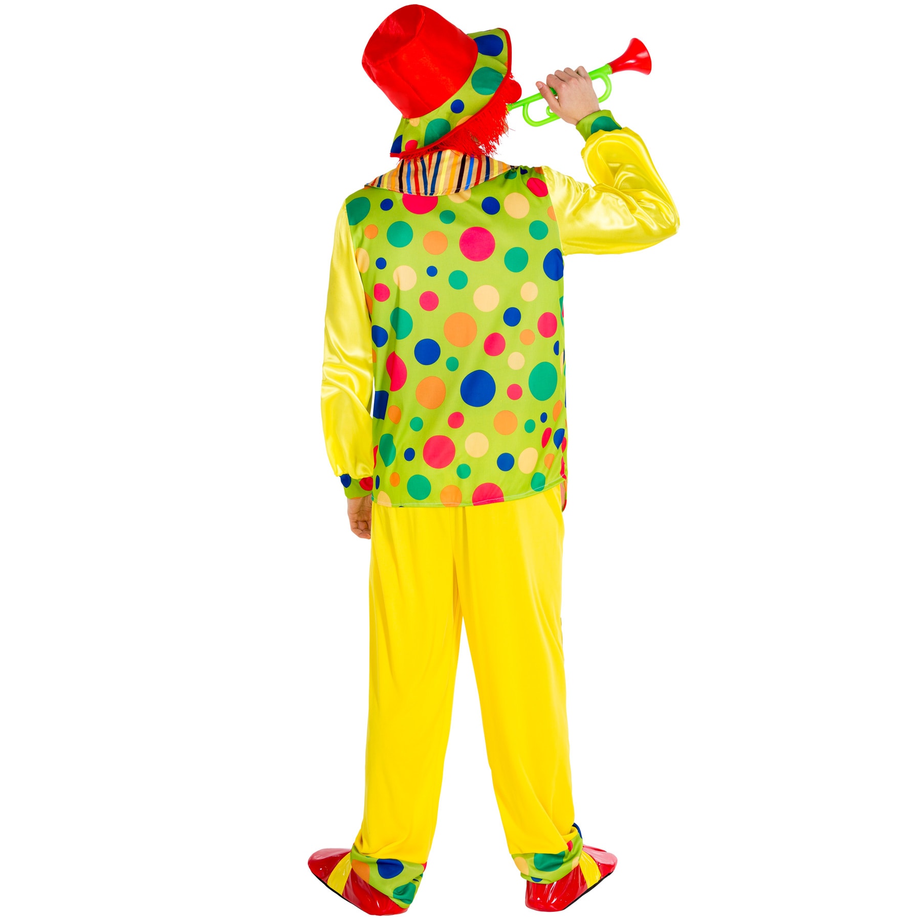 tectake® Herrenkostüm Clown Pipetto