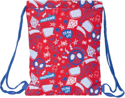 Spidey and His Amazing Friends Treningsbag, Rød/lyseblå
