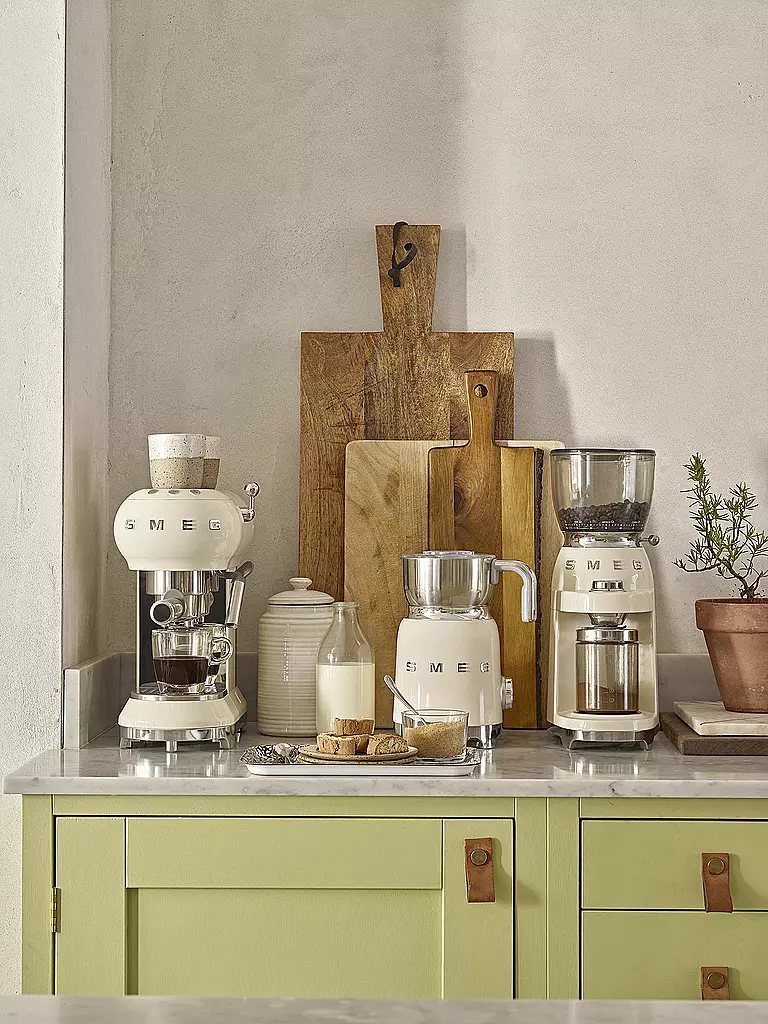 SMEG Milchaufschäumer 50s Retro Style Creme MFF01CREU creme