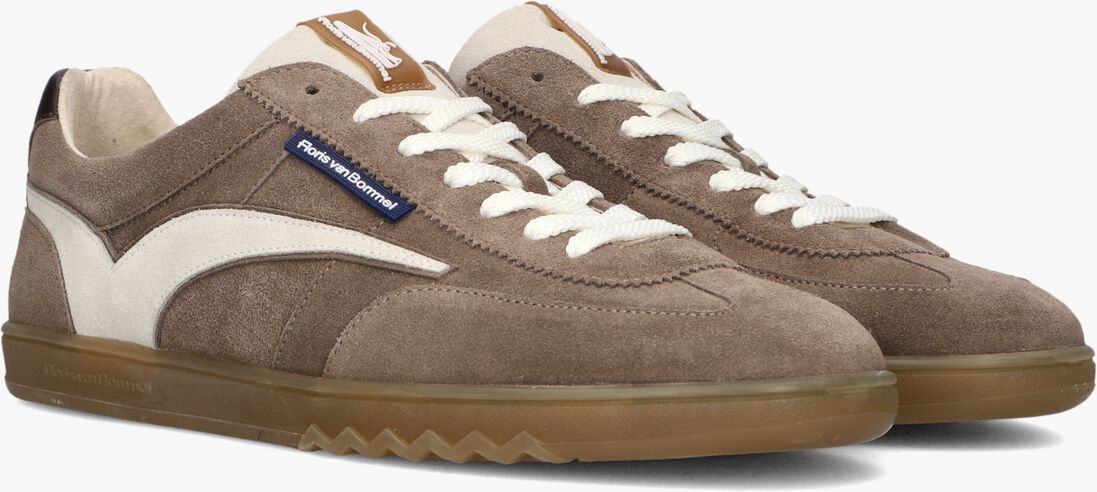 taupe floris van bommel lage sneakers sfm-10224 de zaler
