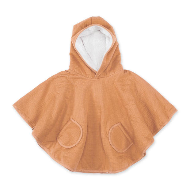 Poncho de Voyage 9-36M Polaire Abricot - BEMINI