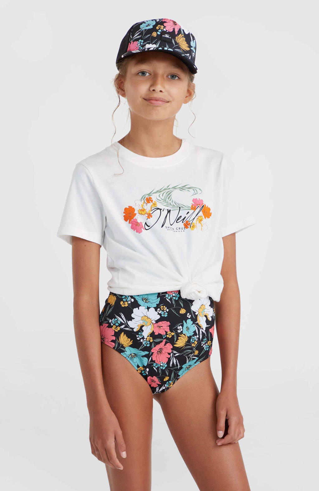 O'Neill T-shirt met printopdruk wit