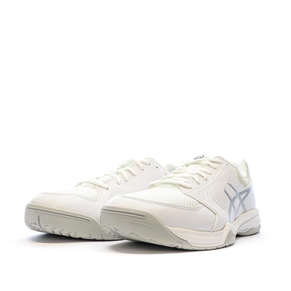 Asics Chaussures de Tennis Blanches Homme Asics Gel Dedicate 5