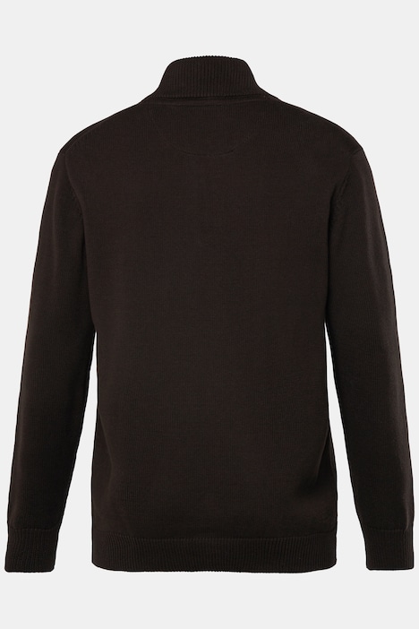 JP 1880 Stricktroyer, Stehkragen, Zipper, Langarm, bis 7 XL