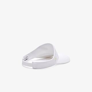 Visière femme Lacoste en piqué de coton Chapeaux & Casquettes - Blanc - Lacoste - Femme