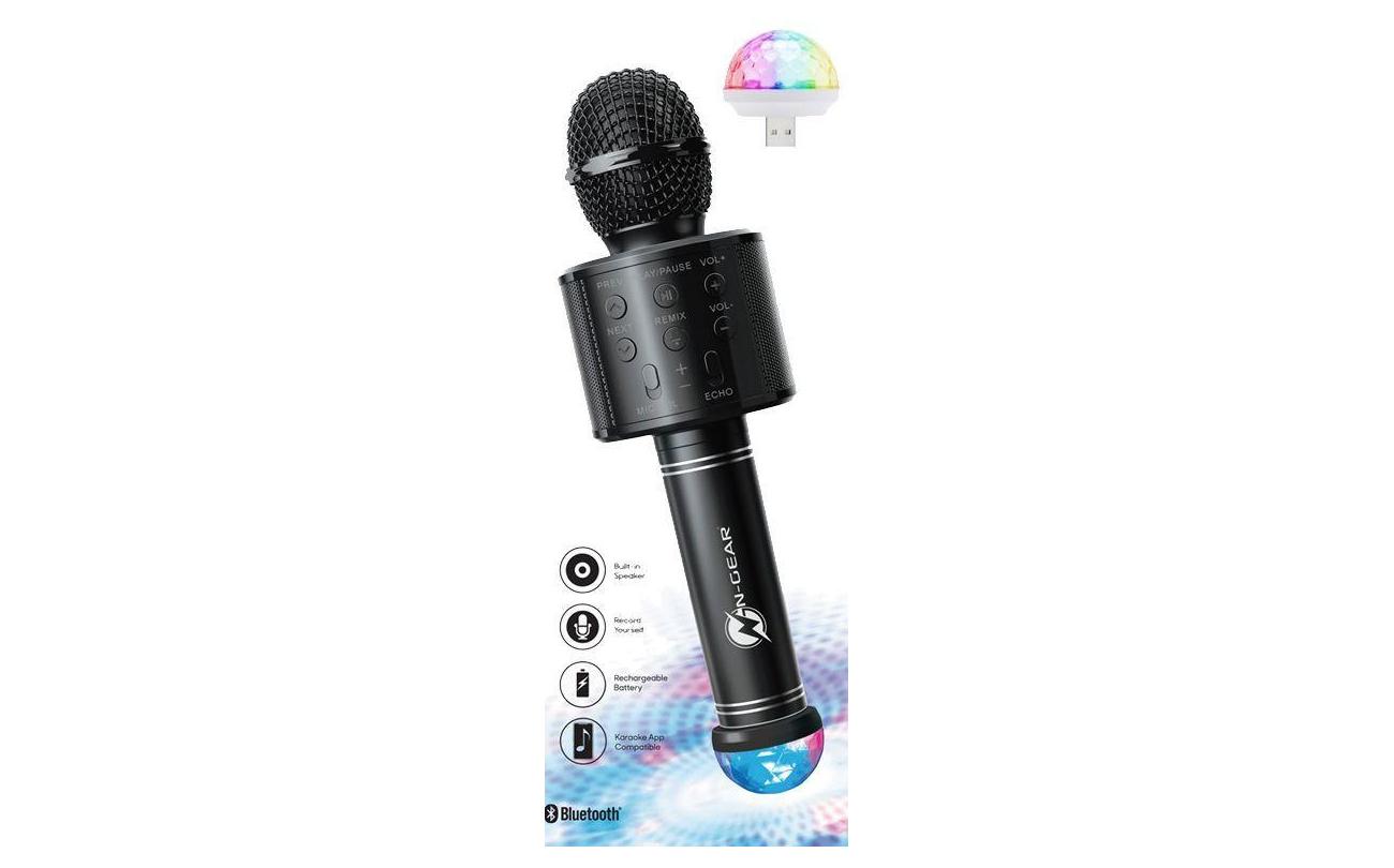 N-Gear Sing Microfoon S20L Bluetooth Zwart