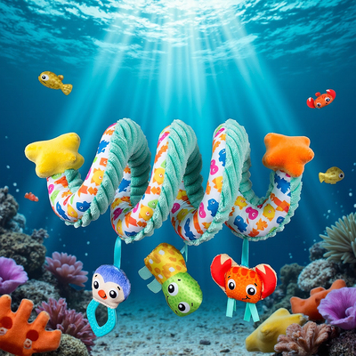 PlayGro Ocean Adventure Twirly Whirly Barnevognleke