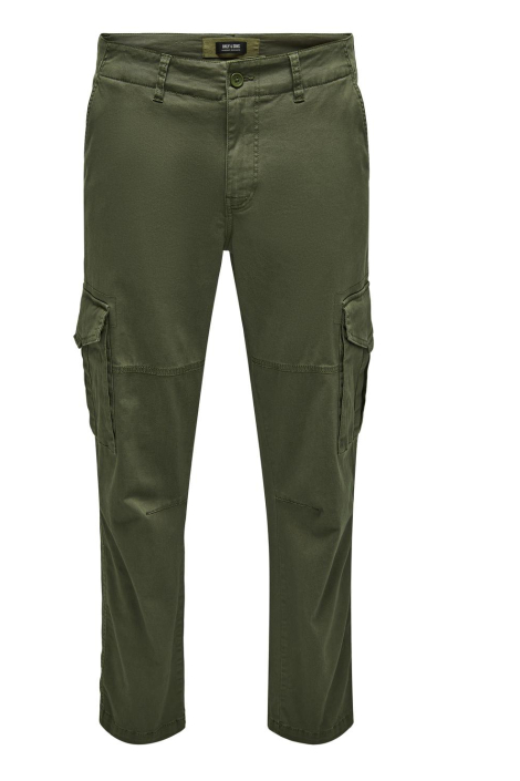 Only & Sons groene heren broek