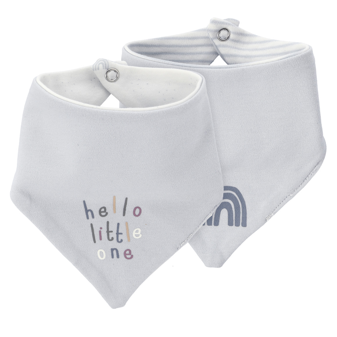 Topomini Pure Collection 2 Baby Bandanas Born 2025 hellblau