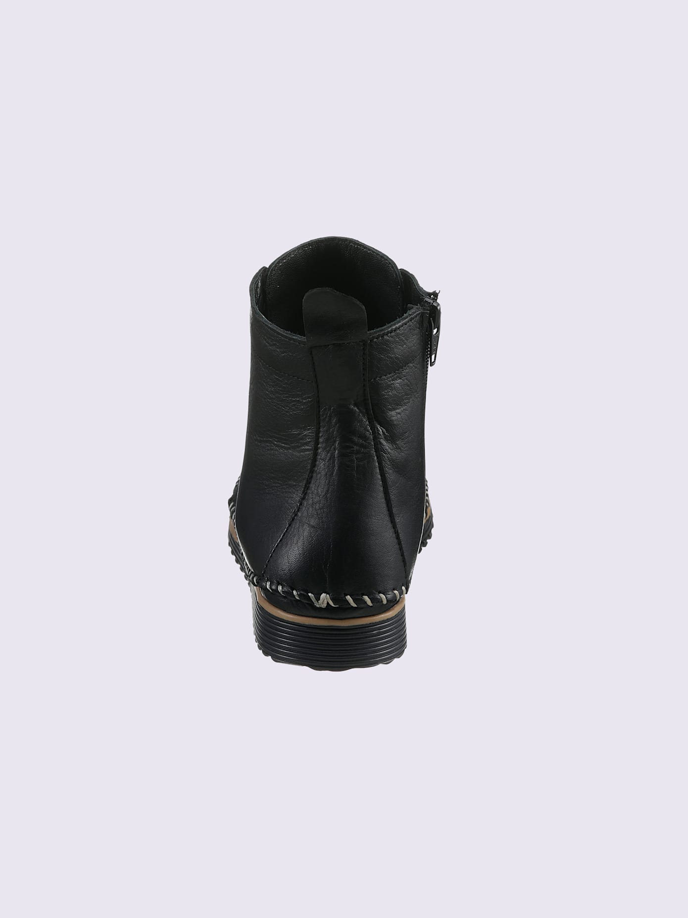 Bottines à lacets cuir nappa de vache