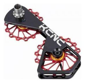 Jockey Wheel System KCNC Galets de Dérailleur Shimano 6800/9000 14 16 Dents Rouge