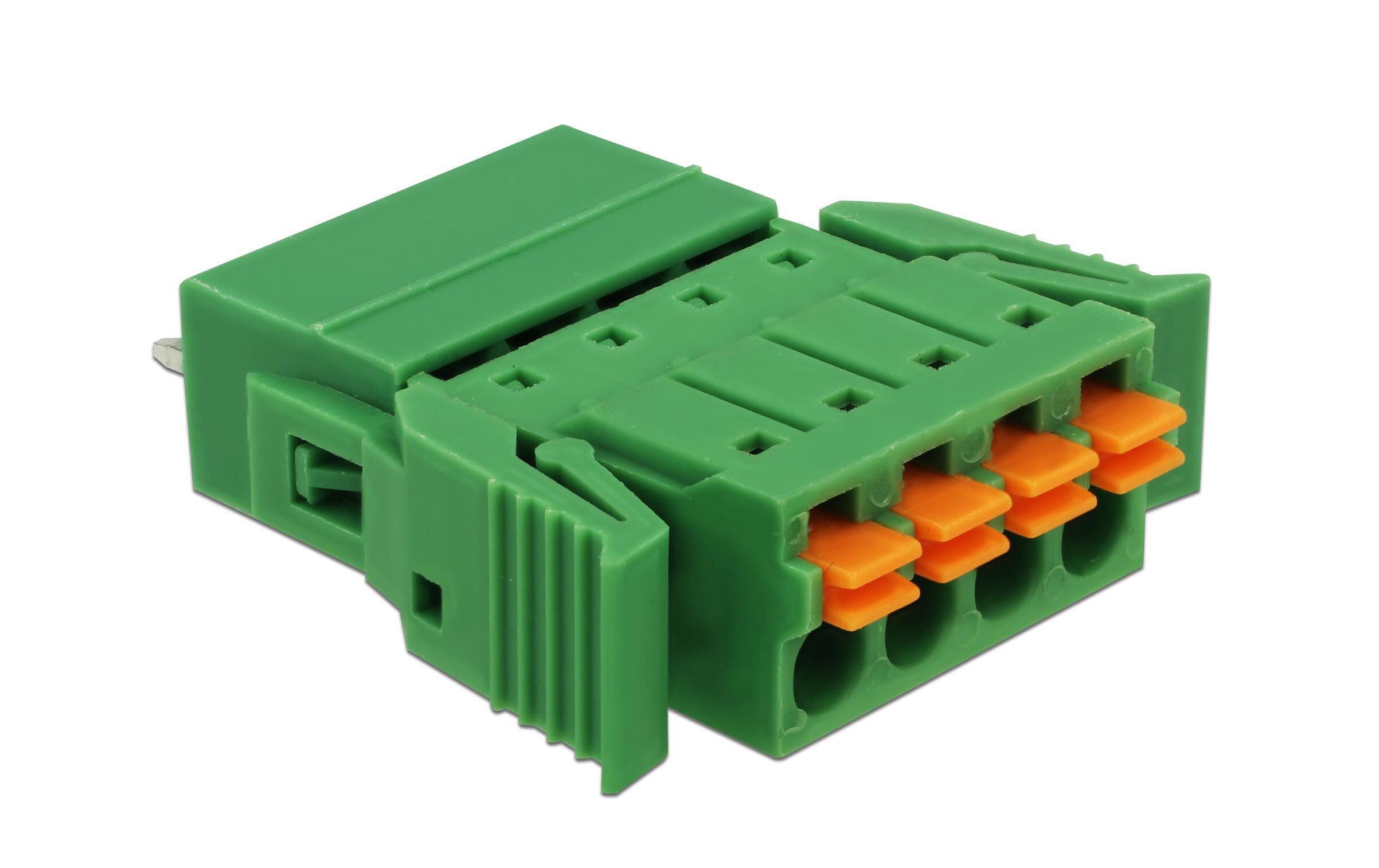 4Pin, 3.81 mm Rastermass vertikalDelock Terminalblock Set für Platine 4 Pin 3.81 mm Rastermass vertikal