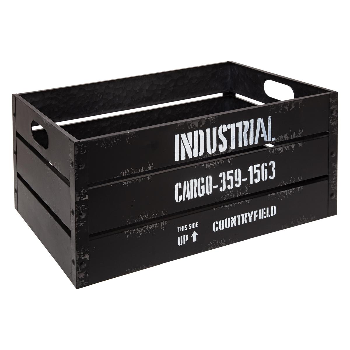 CAGETTE METAL BILL NOIR D.30X20.2X17.3CM