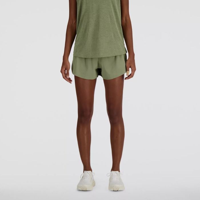 New Balance Dame Shorts RC Seamless 2in1 3 Inch Shorts Grøn