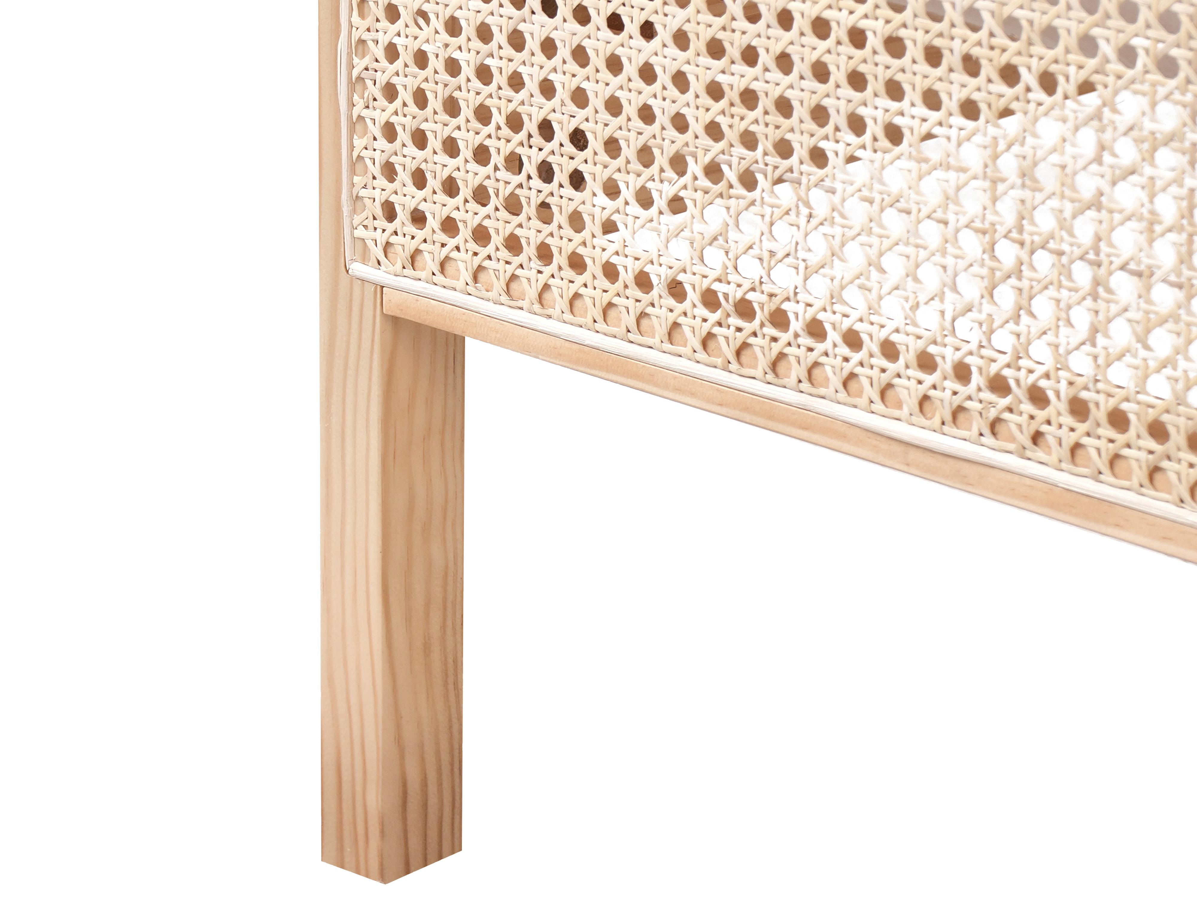 Bed Dennenhout GONFARON 180 x 200 cm Lichtbruin